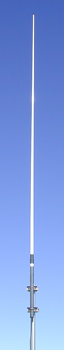 Marine AM/FM receive mast mount antenna, white, N-type female, receive only – 3.4m